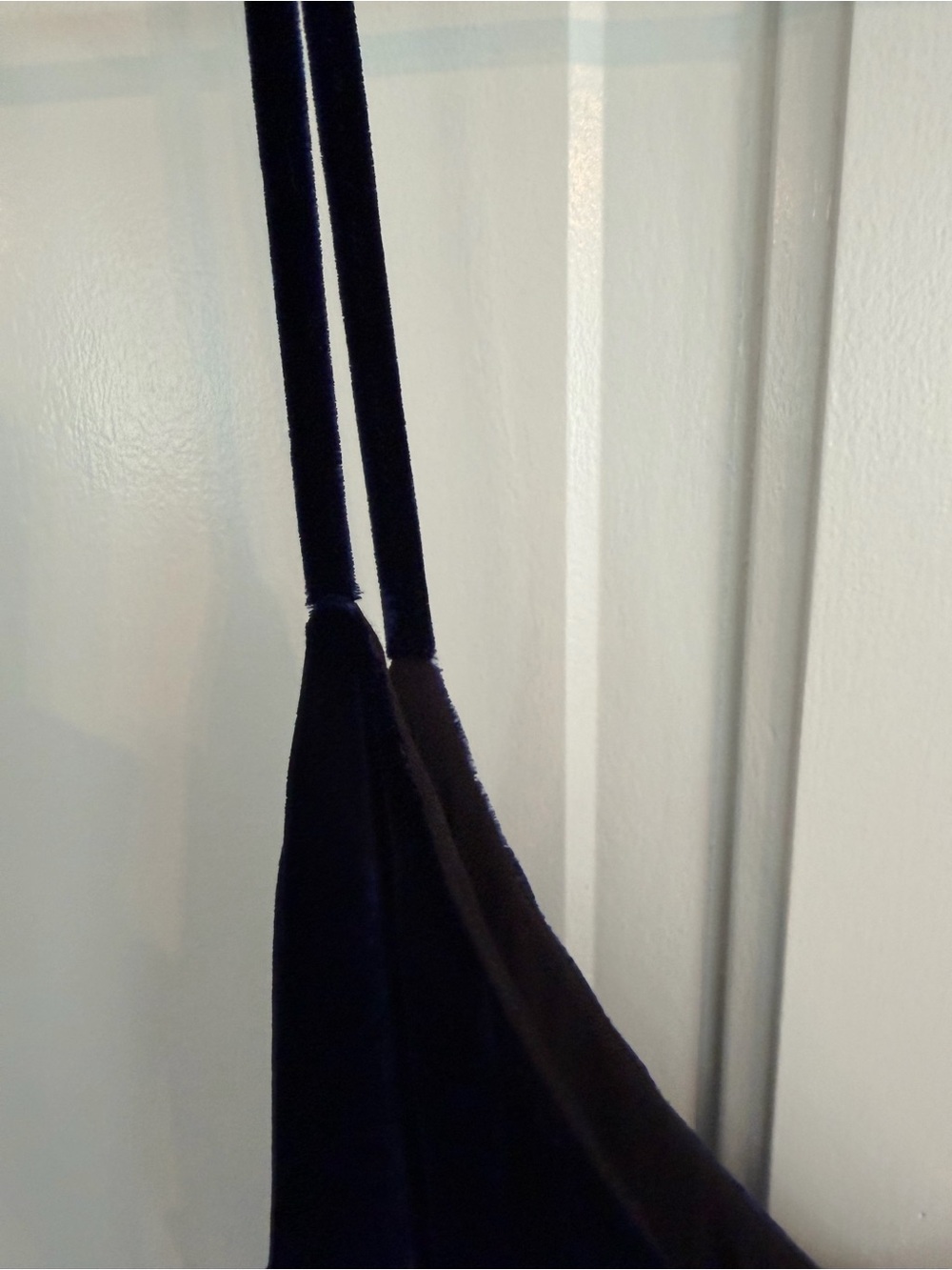 Reformation Navy Velvet Slip Maxi Dress - Picture 5 of 13